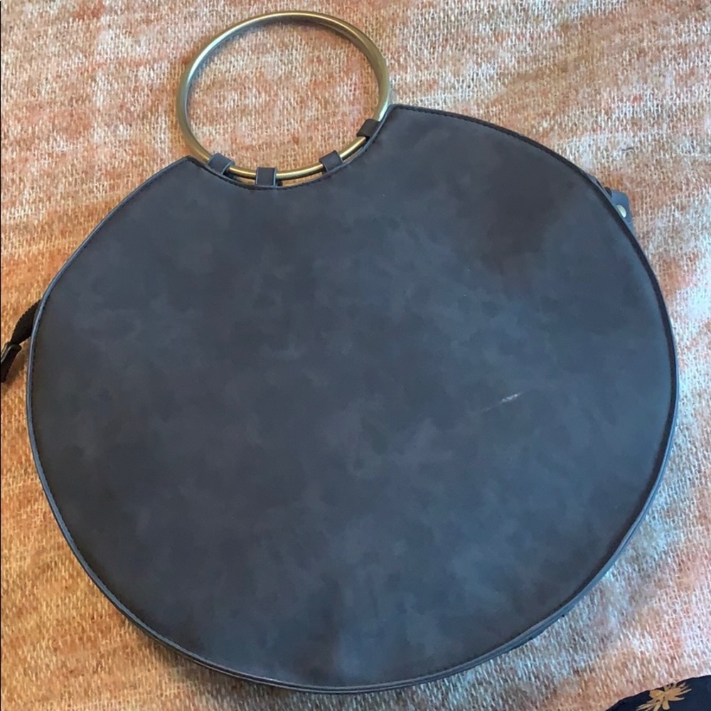 Anthropologie oversized canteen crossbody